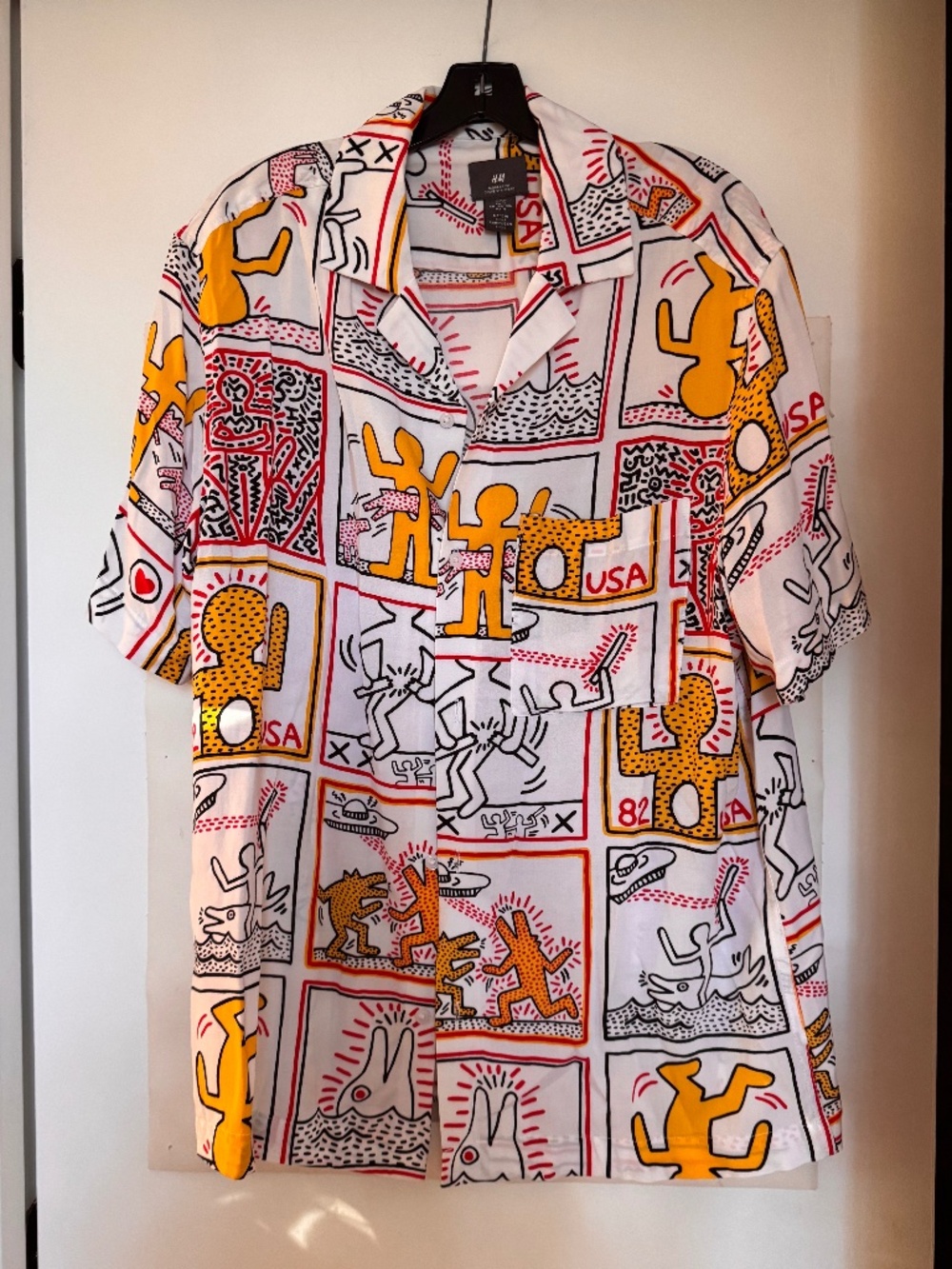 H&M x Keith Haring One Man Show Pop Art Resort Shirt